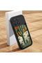 Xiaomi Redmi K90 5g Compatible Black Silicone Camera Protected Shock-Absorbing Protective Case with Cactus Pattern - 2
