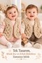 Baby Vest 0-12 Months Puffy Hair Knitted Patterned Sleeveless Vest for Girls and Boys - 2