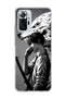 Redmi Note 10 Pro 4g Compatible Anime Wolf Warrior Printed Transparent Phone Case
