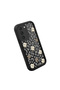 Samsung Galaxy S22 Compatible Black Silicone Camera Protected Shock Absorbing Protective Case with Lucky Four-Leaf Clover Pattern - 3