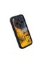 Redmi A4 Compatible Black Silicone Camera Protected Shock-Absorbing Protective Case with Starry Oil Painting Pattern - 3