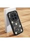 Vivo X300 Pro Compatible Black Silicone Camera Protected Shock-Absorbing Protective Case with Lucky Four-Leaf Clover Pattern - 2