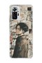 Redmi Note 10 Pro 4g Compatible Anime Newspaper Collage Printed Transparent Phone Case