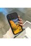 Xiaomi Poco F8 Pro 5g Compatible Black Silicone Camera Protected Shock-Absorbing Protective Case with Starry Oil Painting Pattern