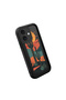 iPhone 17 Compatible Black Silicone Camera Protected Shock Absorbing Protective Case with Cactus Pattern - 3