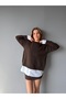 Oversize Shirted Knit Sweater
