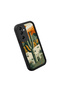 Samsung Galaxy M14 5g Compatible Black Silicone Camera Protected Shock Absorbing Protective Case with Cactus Pattern - 3
