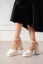 Ba04617 Women's Wedding Evening Dress Wedding Dress Casual Platform 9 cm Heeled Shoes - 2