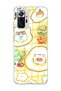 Redmi Note 10 Pro 4g Compatible Cat in the Field Egg Printed Transparent Phone Case