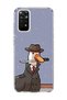 Redmi Note 11 / 11S Compatible Hat Detective Goose Printed Transparent Phone Case