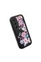 Tecno Camon 40 Pro 5g(Cm7) Compatible Black Silicone Camera Protected Shock-Absorbing Protective Case Flower Pattern - 3