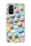 Redmi Note 11 / 11S Compatible Pastel Cake Star Printed Transparent Phone Case