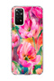 Redmi Note 11 / 11S Compatible Pink Tulip Printed Transparent Phone Case