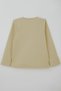 Boy's Long Sleeve T-Shirt Basic 4-8 Years, Cream - 2
