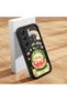 Tecno Camon 40 Pro 5g(Cm7) Compatible Black Silicone Camera Protected Shock-Absorbing Protective Case Watermelon and Rainbow Pattern - 2