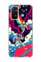 Redmi Note 11 / 11S Compatible Astronaut and Rainbow Printed Transparent Phone Case