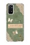 Redmi Note 11 / 11S Compatible Green Butterfly Verse Printed Transparent Phone Case