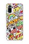 Redmi Note 10 / 10S Compatible Cute Panda Rainbow Printed Transparent Phone Case