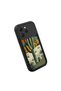Tecno Spark 40 Compatible Black Silicone Camera Protected Shock-Absorbing Protective Case with Cactus Pattern - 3