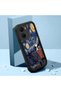 Vivo Y16 Compatible Black Silicone Camera Protected Shock Absorbing Protective Case Starry Oily Snoopy - 2