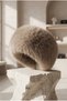 Women's Beige Luxury Furry Soft Fur Winter Plush Cap Hat Russian Hat - 6