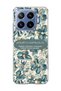 Mi 17t Pro Compatible Blue Flower Prayer Printed Transparent Phone Case