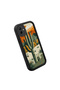 Samsung Galaxy A04 Compatible Black Silicone Camera Protected Shock Absorbing Protective Case with Cactus Pattern - 3