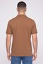 Men Regular Fit Solid Short Sleeve Polo Shirt, Brown - 4