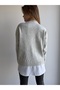 Oversize Shirted Knit Sweater - 7