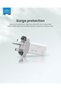 BTC-320 24W 2-Port USB Wall Charger with Active IQ Smart Charging - WHITE - 5