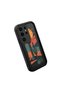 Samsung Galaxy S24 Ultra Compatible Black Silicone Camera Protected Shock Absorbing Protective Case with Cactus Pattern - 3
