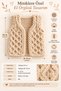 Baby Vest 0-12 Months Puffy Hair Knitted Patterned Sleeveless Vest for Girls and Boys - 4