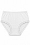 Women's 12-Pack Ecru Bato Panties, High Waist Ribbed Lace Detailed Cotton Bato Panties - 2