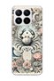 Mi 17t Compatible Crab Sign Printed Transparent Phone Case