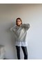 Oversize Shirted Knit Sweater - 3