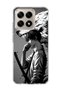 Mi 15t Compatible Anime Wolf Warrior Printed Transparent Phone Case
