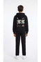 Top, Front and Back Printed, Zippered, Ornamental Emblem Boys' Bottom and Top Tracksuit Set - 4
