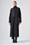 6050 Pockets Parachute Snap Button Cap Black