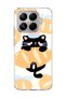 Mi 15t Pro Compatible Black Cat Bread Printed Transparent Phone Case
