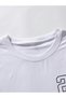 Men's White Chicago Printed Oversize T-shirt - 4