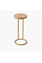 Metal Top Side Table with Pedestal Base - 63 cms - 2