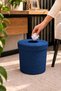 Nessa 25X25 Trash Can, Onion Storage Box, Decorative Wastebasket, Wicker Basket with Lid, Woven Basket, Multi-Purpose Storage Basket, Kitchen Organizer, Bathroom and Office Trash Can, Shoe Basket, Potato Basket