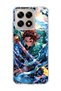 Mi 15t Compatible Anime Water Sword Printed Transparent Phone Case