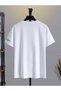 Men's White Chicago Printed Oversize T-shirt - 3