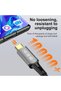 كابل تمديد USB4 Thunderbolt 4 بطول 1 متر بزاوية 90 درجة، 240 واط، 8K، USB C ذكر/ذكر، شحن سريع، نقل بيانات بسرعة 40 جيجابت في الثانية - 8