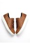 Zrj166 Premium Quilted Patterned Men's Sneaker - Tan - 3