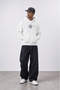 Men's Sky Patch Detailed Oversize Hoodie Ecru - 4