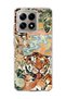 Mi 14t Compatible Tiger Oriental Printed Transparent Phone Case