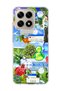 Mi 15t Compatible Green Nature Desktop Printed Transparent Phone Case