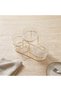 Lara 3-Piece Glass Serving Bowls Set with 2-Tier Stand